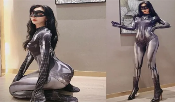Twitter Goddess Vivian Sis: Premium Contrast Slut Stockings Tease, Custom Spider-Man! Sexy Legs Hoisted Wild Pounding Facial Blast!