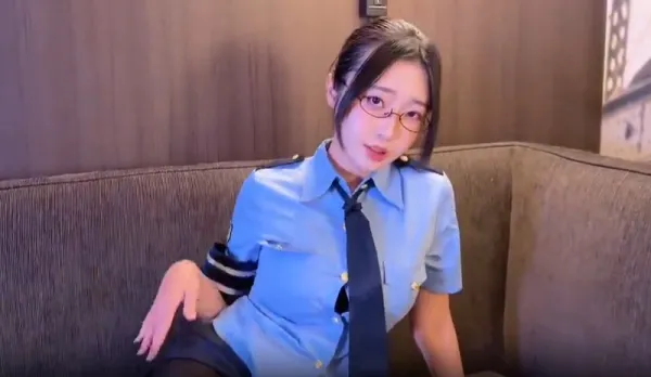 Sexy Cop玲奈 Dominated Cowgirl Fucked Facial Cum Swallow