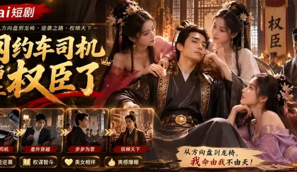 Rideshare Driver Reborn as Powerful Official – Starts a Harem Journey with Authority, Group-Pounding the Palace Concubines with His Big Cock