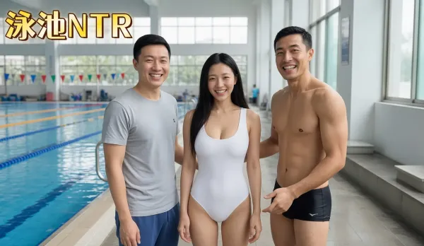 Poolside NTR | AI Adult Drama | Slutty Wife Hooks Up with Her Hunky Swim Coach, Underwater Deepthroat and Rough, Hard Sex