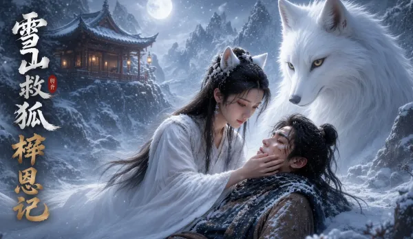 The Fox's Repayment | AI Adult Drama | Episode 1 | Fox Rescued on a Snowy Mountain Turns into a Busty Twin-Tail Babe to Repay Him with Her Body