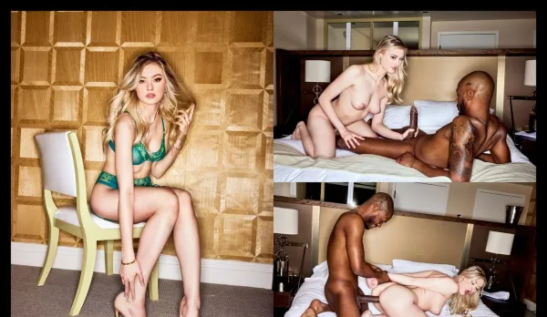 Horny Blonde Bombshell