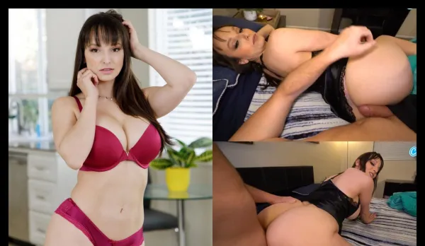 MILF Stepmom and Stepson Bed Sharing Trip Lexi Luna