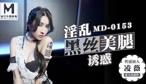 MD-0153 Slutty Black Silk Legs Temptation Ling Wei