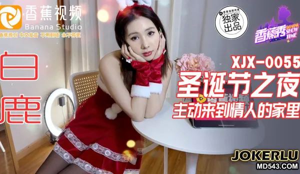 XJX0055 Christmas Night: Hot Babe Actively Comes to Lover's House