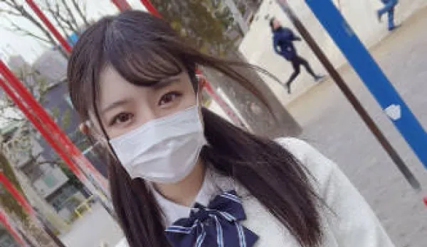 FC2PPV-3182226 Cute Black Pigtail High School Girl