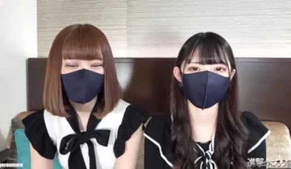 FC2PPV-1879324 Two 20yo Shaved Girls Do Double Creampie